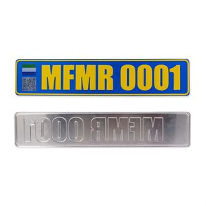 Placa de Matrícula de Aluminio Personalizada al por Mayor con Logotipo de Países, Recuerdo Turístico - Product Image 2