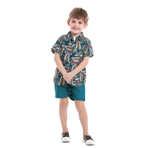 <span class=keywords><strong>Camicia</strong></span> Hawaiana Floreale per Bambini con <span class=keywords><strong>Colletto</strong></span> a Bottoni, Personalizzabile con Etichetta Privata - Product Image 4