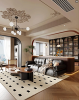 Solution de design d'intérieur contemporain avec aménagement spatial pour l'Amérique du Nord