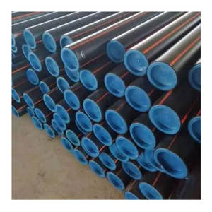 Tuyau de gaz en polyéthylène PE100 noir avec rayures - Product Image 1