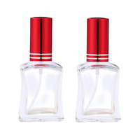 HBC 15ml belle bouteille de parfum en verre vide portable de taille de voyage pour distributeur de liquide