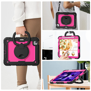 <span class=keywords><strong>Coque</strong></span> robuste à trois couches pour <span class=keywords><strong>iPad</strong></span> Air 4 / 5 / Pro 11 avec support rotatif intégré à 360° et protections de boutons réactives - Product Image 4