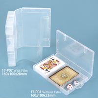 Boîte de rangement en plastique SUNSHING pour jeux de société, étui pour cartes MTG, boîte pour cartes Pokémon, boîte pour cartes de tarot, support pour cartes à collectionner, boîte double pour cartes à jouer