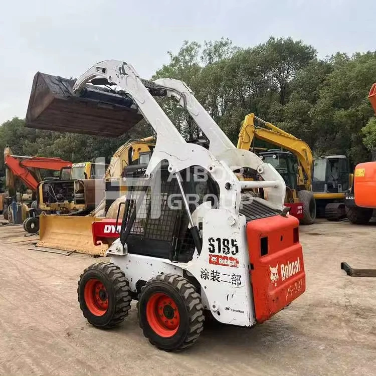 Распродажа, б/у Bobcat S185, мини-погрузчик с колесным погрузчиком, многофункциональные гусеничные погрузчики Bobcat в Шанхае