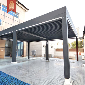 Parasol de jardin en métal imperméable pour balcon et terrasse en aluminium pour berdachung terrasse solaire - Product Image 5