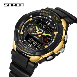 Reloj Digital SANDA Top 6197 para Estudiantes Coreanos, Reloj Deportivo Multifuncional para Hombre con Alarma, Resistente al Agua, Relojes para Hombre 2024 - Product Image 2