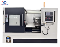 Tour CNC horizontal TCK52 - Machine de tournage de métaux de haute précision et robuste avec fonctions automatiques, broche simple