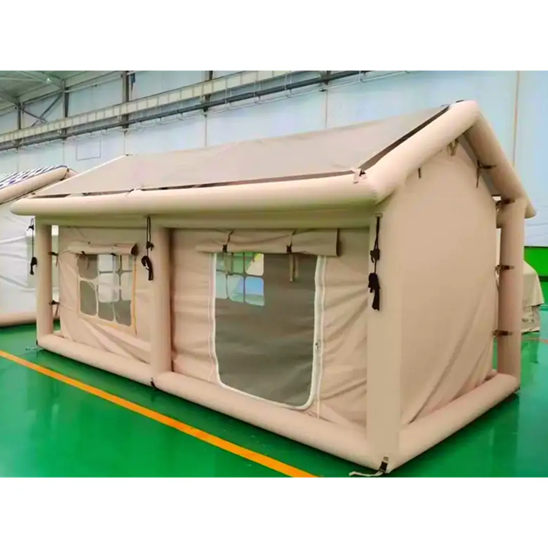 2023 benutzer definierte Multi Persons Camping Zelt aufblasbares Haus wasserdichtes Zelt Hot Selling Glamping Zelt