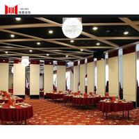 Luxury wooden surface soundproof acoustic movable folding wall partition dwg for mobile office wall