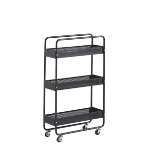 Chariot de rangement métallique à <span class=keywords><strong>3</strong></span> ou <span class=keywords><strong>4</strong></span> niveaux, étagères polyvalentes pour cuisine et artisanat, vente chaude - Product Image 5