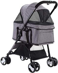 Kingtale <span class=keywords><strong>Pet</strong></span> 4 ruote <span class=keywords><strong>Pet</strong></span> Dog cane gatto passeggino trasportino altri trasportini e prodotti da viaggio - Product Image 2