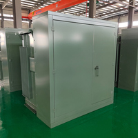 Transformateur immergé dans l'huile à enroulement en aluminium monté sur socle JZP ZGD 10kV 1000kVA, refroidissement ONAN/ONAF, système de distribution triphasé