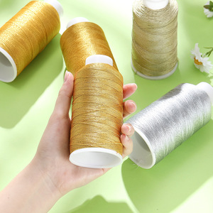 Gold Thread Spool Polyester <b>Braided</b> <b>Cord</b> For Jewelry Making DIY Craft 100M Length Wear Resistant Handmade Necklace Bracelet - Product Image 3