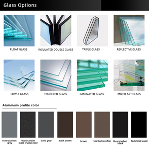 <span class=keywords><strong>Porte</strong></span> <span class=keywords><strong>pliante</strong></span> en aluminium noir Eloyd pour patio, <span class=keywords><strong>porte</strong></span> coulissante extérieure à double vitrage, <span class=keywords><strong>porte</strong></span> accordéon <span class=keywords><strong>pliante</strong></span> en acier et verre noir - Product Image 6