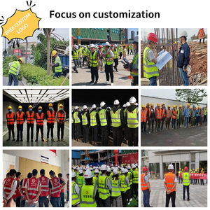 Confezione da 10 Gilet di Sicurezza Riflettenti ad Alta Visibilità per Lavori Stradali, Corsa, Rilevamenti e Guardie di Sicurezza, Abbigliamento di Sicurezza con Cerniere - Product Image 4