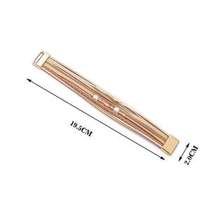 Bracelet en cuir bohème personnalisé – Conception légère, cadeau de vacances pour femme, renforcé en acier, original – Idéal pour les grossistes - Product Image 1
