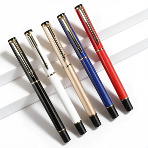 प्रचार लक्जरी धातु जेल पेन थोक व्यापार स्लिम हस्ताक्षर पेन कॉर्पोरेट इवेंट गिफ्ट के लिए उपयुक्त कस्टम लोगो के साथ - Product Image 2