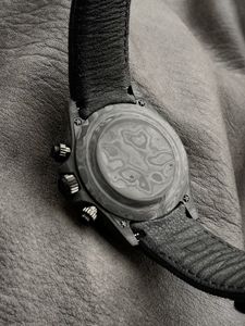 Reloj Mecánico Automático de Lujo con Bisel de Fibra de Carbono Hueco de 40 mm, 4130v - Product Image 6