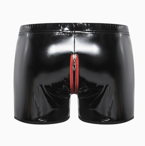 Vêtements sexy noirs pour hommes, combinaison, lingerie, sous-vêtements, fétiche, bondage, combinaison en <span class=keywords><strong>latex</strong></span> pour hommes, pantalon, corset, costumes sexy - Product Image 3
