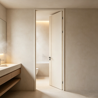 Puertas Interiores de MDF Duraderas, Tamaño Personalizado OEM, Aislamiento Acústico para Apartamentos, Dormitorios y Hoteles, Bien Recibidas en Mercados Europeos