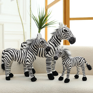 Peluche Animale Artificiale <span class=keywords><strong>Serie</strong></span> Foresta 2025 per Commercio Estero Transfrontaliero, Tipo Bambola, Zebra Renna, Regalo per Eventi e Feste - Product Image 6