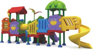 Bé Nhựa Playhouses Trẻ Em Trượt <span class=keywords><strong>Toddler</strong></span> Chơi Ngoài Trời Mặt Đất Nhà Trẻ Em Sân Chơi Ngoài Trời Thiết Bị Bộ Cho Mẫu Giáo - Product Image 5