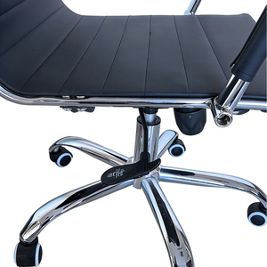 Kursi Kantor Sandaran Tinggi Kulit PU Desain Modern Kursi Eksekutif dengan Pengaturan Ketinggian dan Putar untuk Kerja yang Nyaman - Product Image 3