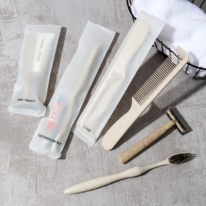 Populaire Kit de Commodités Jetables Éco-Responsables pour Hôtels, Fournitures Hôtelières de <span class=keywords><strong>Voyage</strong></span>, Trousse de Toilette Mini Certifiée CE - Product Image 5