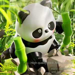 Fun Giant Panda Coil Small Animal <b>Doll</b> Cartoon Walking Cartoon Small Animal Children's <b>Swinging</b> Toy - Product Image 2