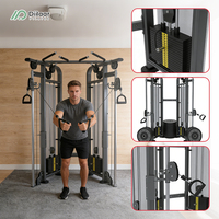 Máquina de Poleas Ajustable para Gimnasio, Sistema de Poleas Dobles, Equipo de Fitness