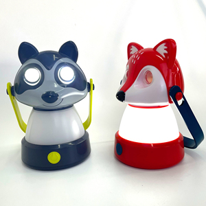 Nguồn Nhà Sản Xuất Fox Thiết Kế Không Thấm Nước Xách Tay Nhựa Fox Cắm Trại <span class=keywords><strong>LED</strong></span> Đèn Đèn Lồng Ánh Sáng Khuyến Mại Quà Tặng Đèn Pin - Product Image 1