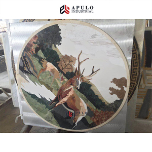 <span class=keywords><strong>Azulejo</strong></span> de mosaico mural de mármol pájaro azul colorido personalizado directo de fábrica - Product Image 4