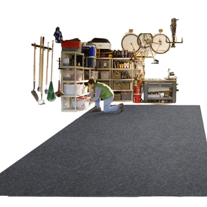 17 'X 7'4' Tapis de sol de voiture de garage moderne Tapis de stationnement lavable réutilisable Huile absorbante Protection pour voiturettes de golf Motos - Product Image 4
