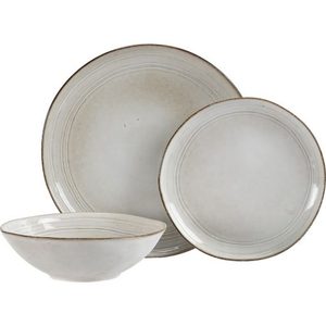 Top Classé OEM Vaisselle MADA <span class=keywords><strong>Assiette</strong></span> En <span class=keywords><strong>Gres</strong></span> Reactif D27,5cm Blanc Ventoux Ensembles de Vaisselle pour <span class=keywords><strong>Micro</strong></span>-ondes - Product Image 1