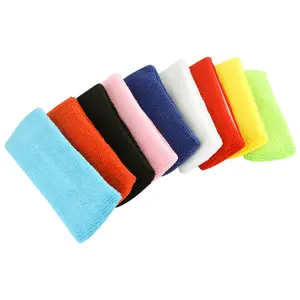 Unisex Terry Cloth Cotton Sweatband Sports Wrist Tennis Yoga WristBand Arm Sweat Absorb Sleeve asciugamano Band Bracers Wrap