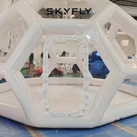 Dôme transparent pour le glamping, maison dôme gonflable pour les projets hôteliers et de complexes de villégiature