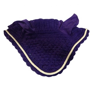 Caballo ecuestre Crochet Ear Net Bonnet - Product Image 2