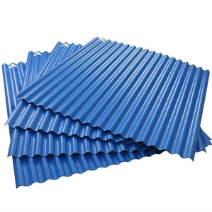 Roof Tile Prepainted <strong>Galvanized</strong> Corrugated <strong>4x8</strong> Long Span Color Coated <strong>22</strong> <strong>Gauge</strong> Corrugated Prepalnted Galvalume Roof <strong>Sheet</strong> - Product Image 1