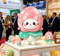 Nouveauté Peluche Cochon Pêche Super Douce Anti-Stress Jouet Dessin Animé OEM ODM Poupée Chat Personnalisée pour Souvenir Commandes en Gros Cadeaux