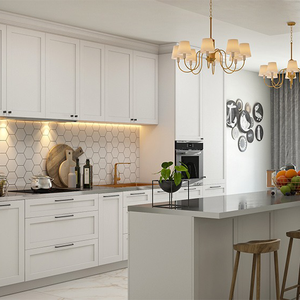 ตู้สเตนเลสกันความชื้นป้องกันการเกิดโรคราน้ำค้างตู้ครัวเนื้อโลหะสำหรับอพาร์ทเมนต์ - Product Image 1