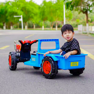 Tractor Eléctrico de Entrega Rápida para Niños, Panel de Control Multifunción, Diseño de <span class=keywords><strong>Escape</strong></span> Simulado - Product Image 5
