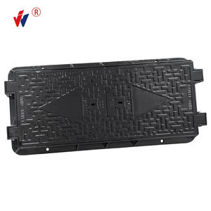 EN124 힌지 잠금 및 맞춤형 커버 가능 도로 시설용 통신 연성 철 맨홀 커버 - Product Image 2