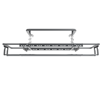Séchoir à linge électrique pliable à économie d'énergie avec éclairage LED et télécommande pour balcon et usage intérieur