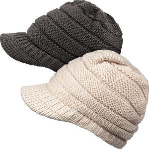 <span class=keywords><strong>Bonnet</strong></span> d'hiver <span class=keywords><strong>avec</strong></span> visière <span class=keywords><strong>Bonnet</strong></span> à bord pour hommes Design en tricot côtelé en acrylique parfait pour l'hiver - Product Image 4