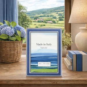 Beltrami Photo <b>Frame</b> <b>4x6</b> Inch Silver Plated Metal <b>Frame</b> Made in Italy - Product Image 2