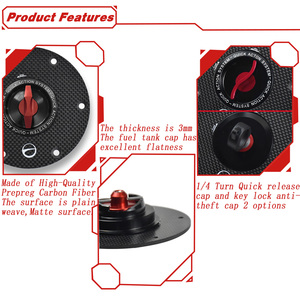 Tapa de Tanque de Combustible de Fibra de Carbono para <span class=keywords><strong>Ducati</strong></span> <span class=keywords><strong>Multistrada</strong></span> <span class=keywords><strong>V4</strong></span>/V2/950/<span class=keywords><strong>1200</strong></span>/1260 - Diseño Frontal sin Llave, Accesorios de Modificación para Motocicleta - Product Image 3