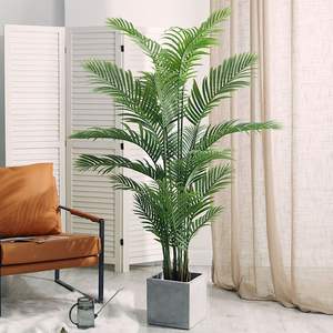 Fabbrica della cina PVC artificiale palma finto Bonsai piante per la decorazione del supermercato e del giardino di casa - Product Image 2