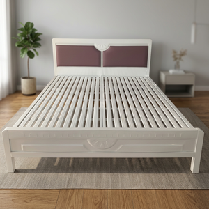 High Quality Square Metal <b>Frame</b> Box Spring <b>Bed</b> Double/Queen Durable Simple Home Warehouse Living Room Bedroom Furniture - Product Image 2