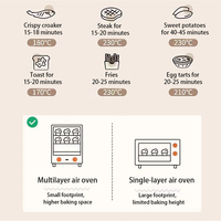 Four à Friture Électrique Multifonctionnel OEM Personnalisé 15L Double Couche avec Minuteur Numérique et Thermostat Réglable pour Maison, Camping-Car et Extérieur