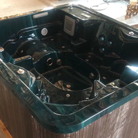 Baignoire de massage professionnelle en gros avec jets d'hydro-massage pour centre de bien-être de luxe et projet de spa